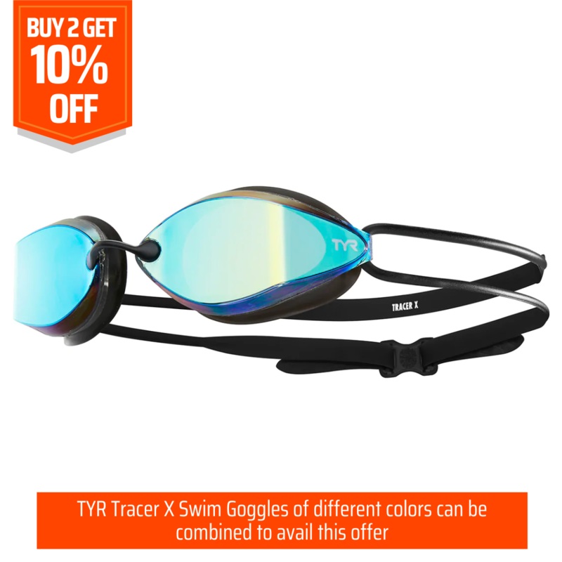 TYR Tracer X Racing Mirrored Goggles