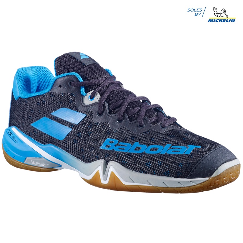 Babolat Men’s Shadow Tour Badminton Shoes- Black/Blue