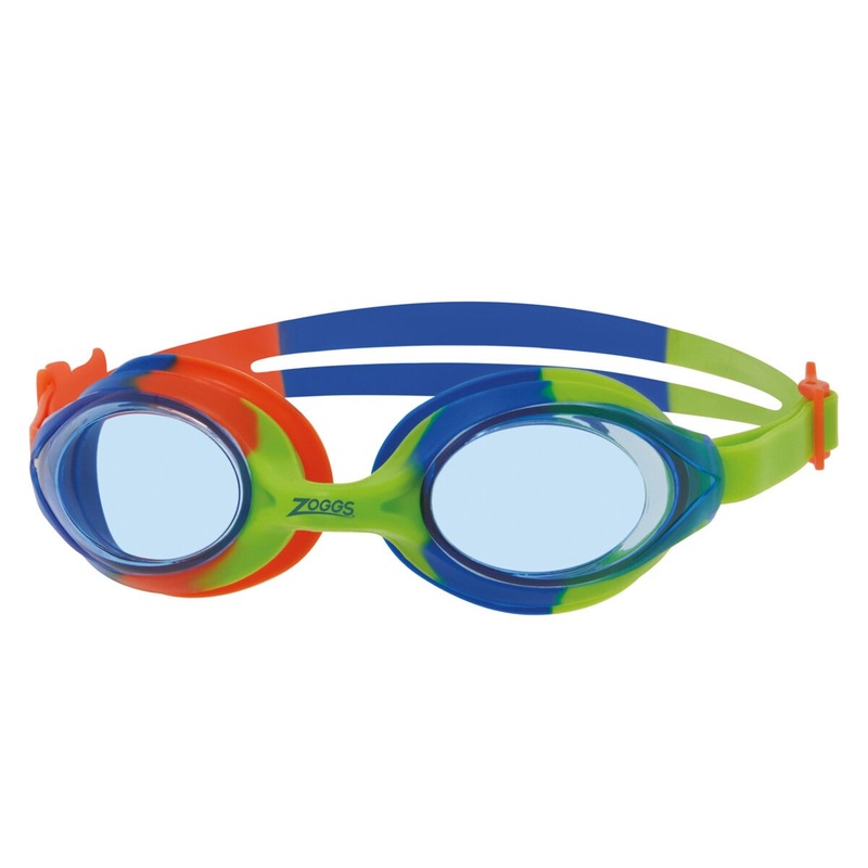 Zoggs Bondi Junior Swimming Goggles | Green/Blue – Tinted Blue Lens
