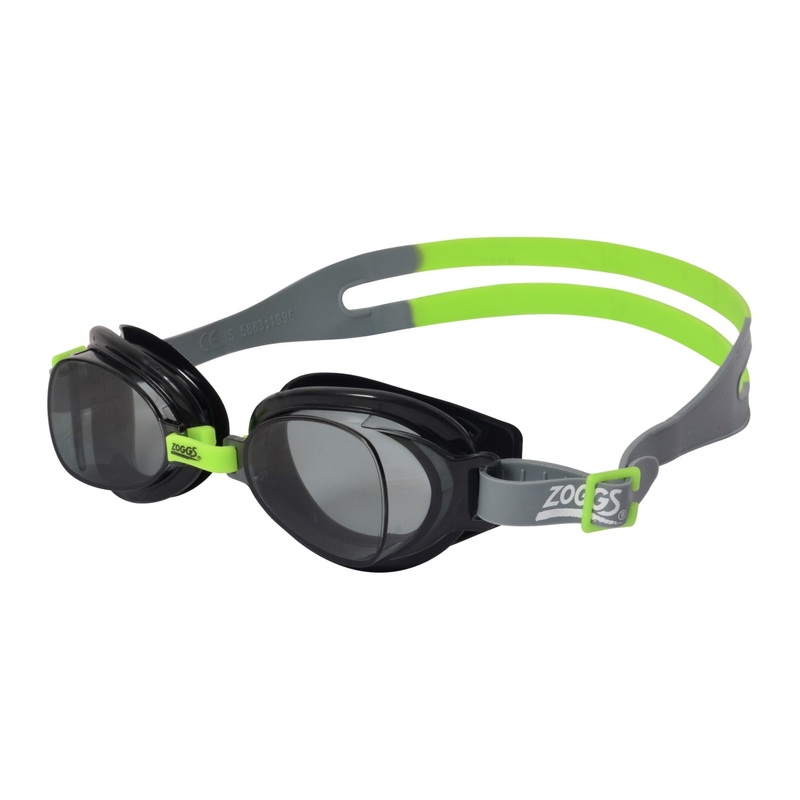 Zoggs Otter Swimming Goggle | Grey/Green – Tinted Smoke Lens