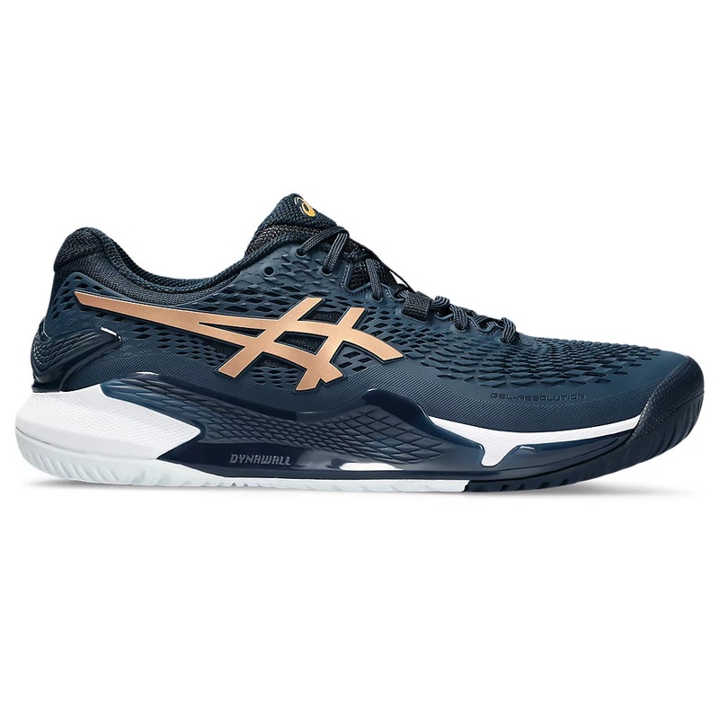 Asics Gel Resolution 9 Tennis Shoe | French Blue/Pure Gold
