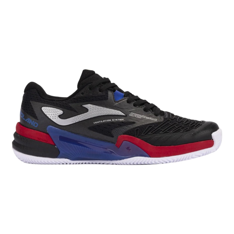 Joma T.Roland 2401 Men’s Tennis Shoe – Black/Red