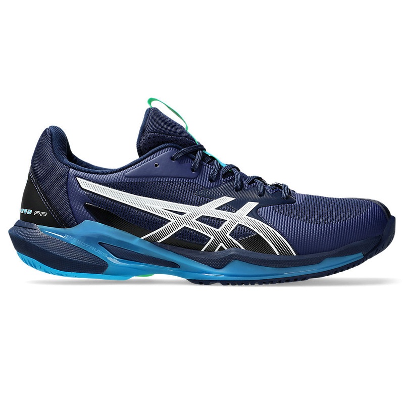 Asics Solution Speed FF 3 Tennis Shoe | Blue Expanse/White