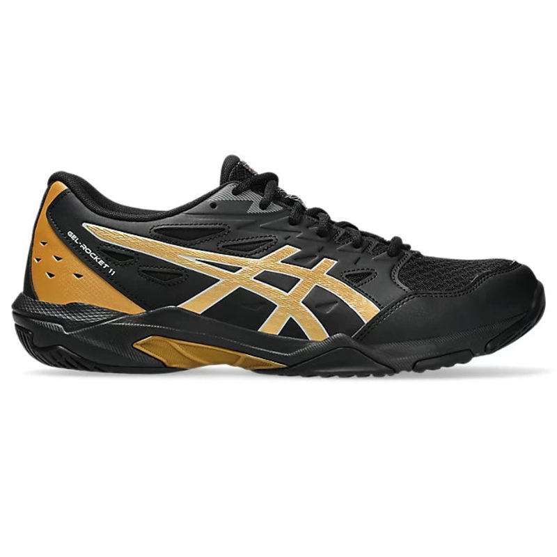 Asics Gel Rocket 11 Badminton Shoe | Black/Piedmont Grey