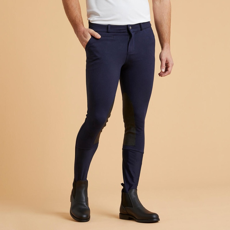 140 Horse Riding Grippy Patch Jodhpurs – Navy