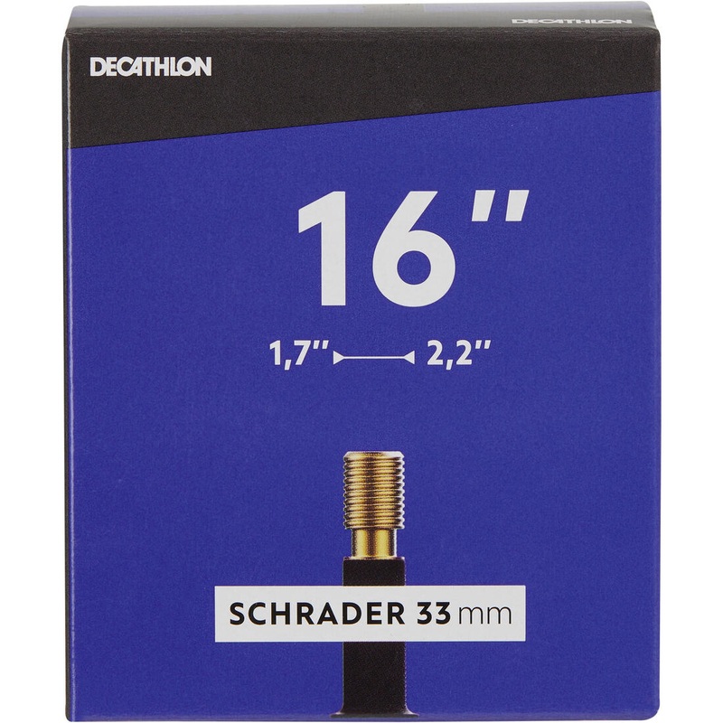 16×1.7-2.2 Bike Inner Tube – Schrader