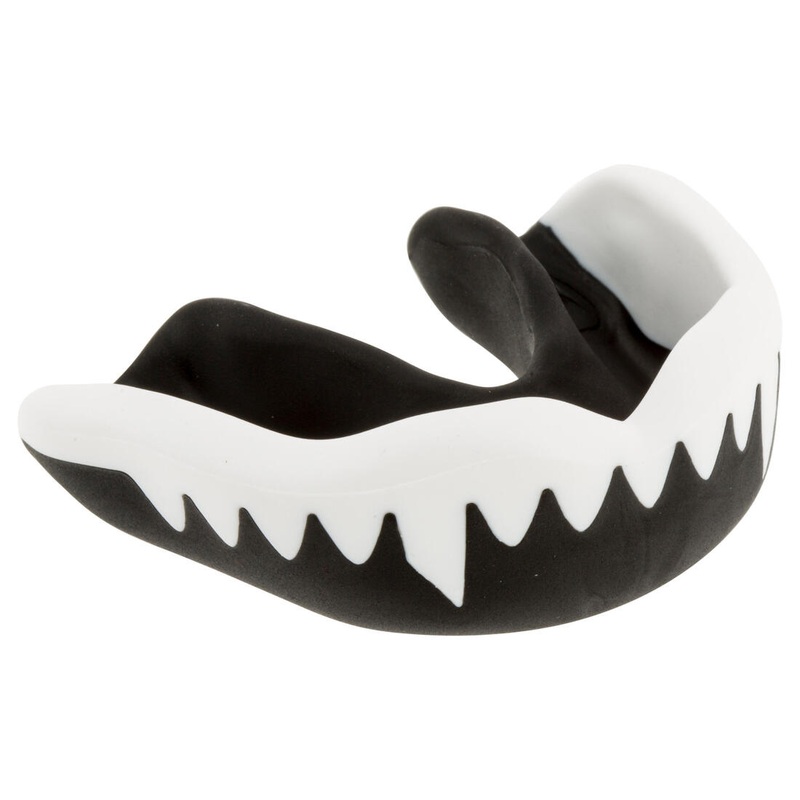 Synergy Viper Adult Rugby Gumshield – Black/White