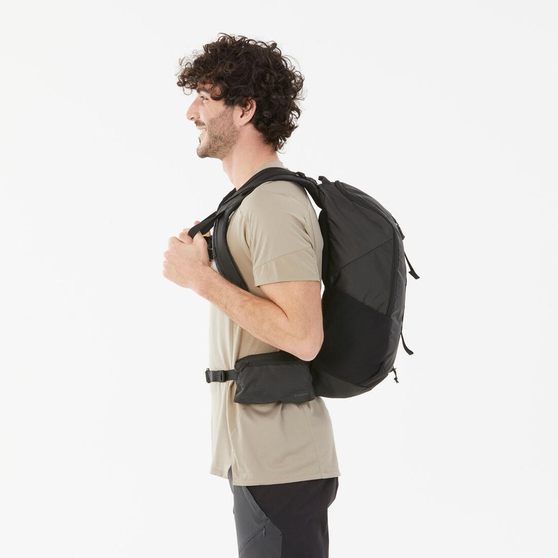 20 L Mountain Hiking Backpack – MH100 – Black