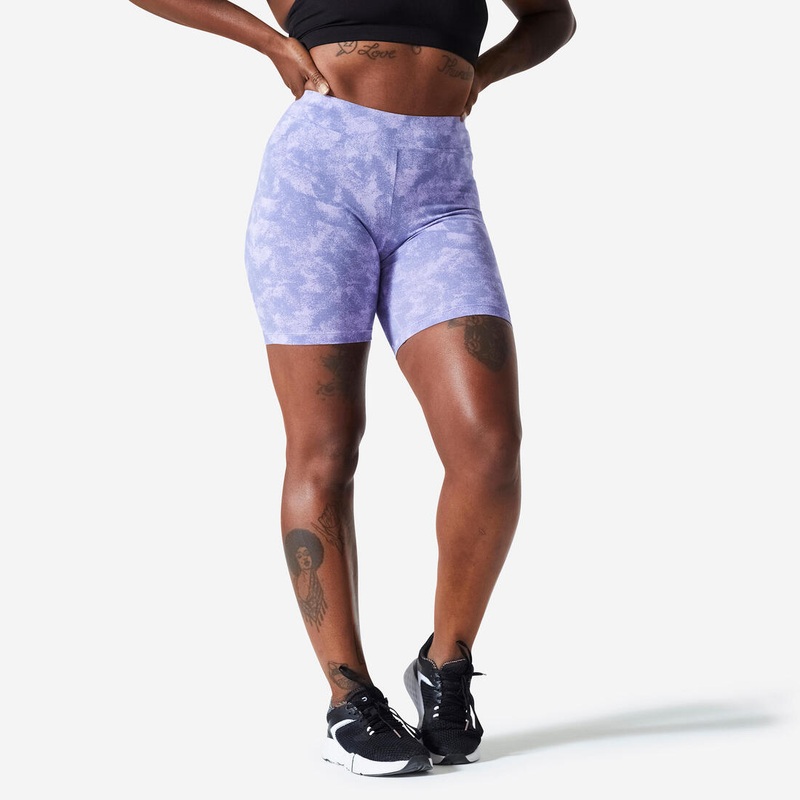 Women’s Fitness Cycling Shorts – Purple