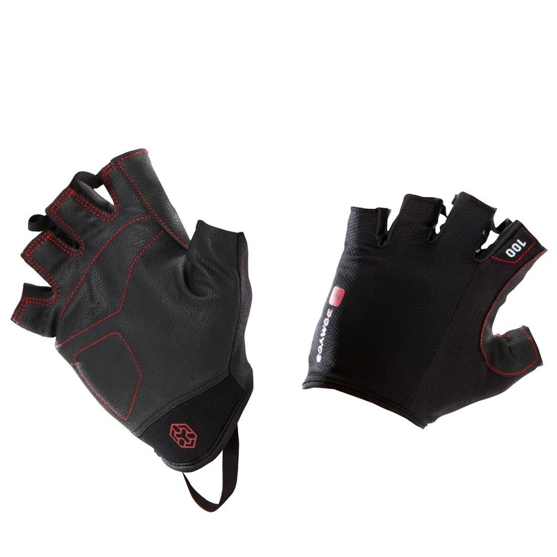100 Weight Training Gloves – Black/Red