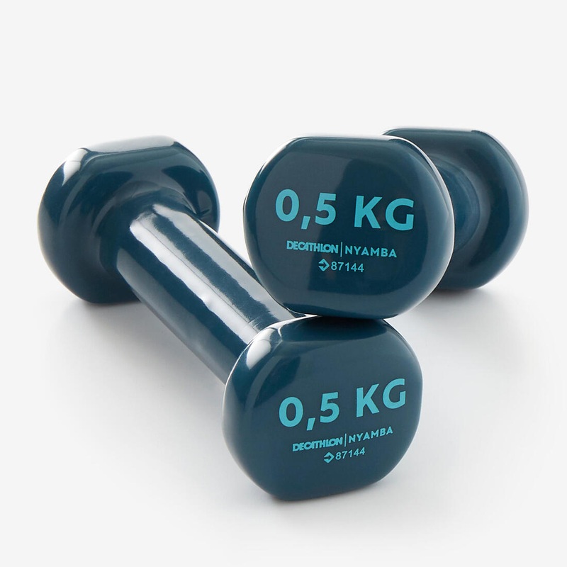 0.5 kg Fitness Dumbbells Twin-Pack – Navy Blue