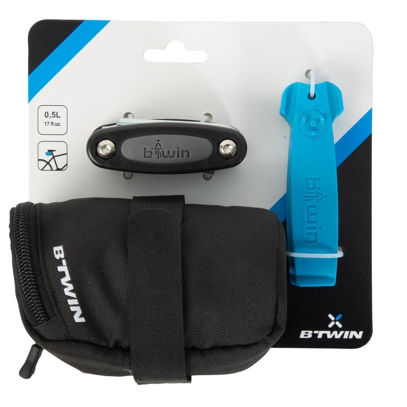 100 Bike Repair Kit and Saddle Bag 0.5L – Black