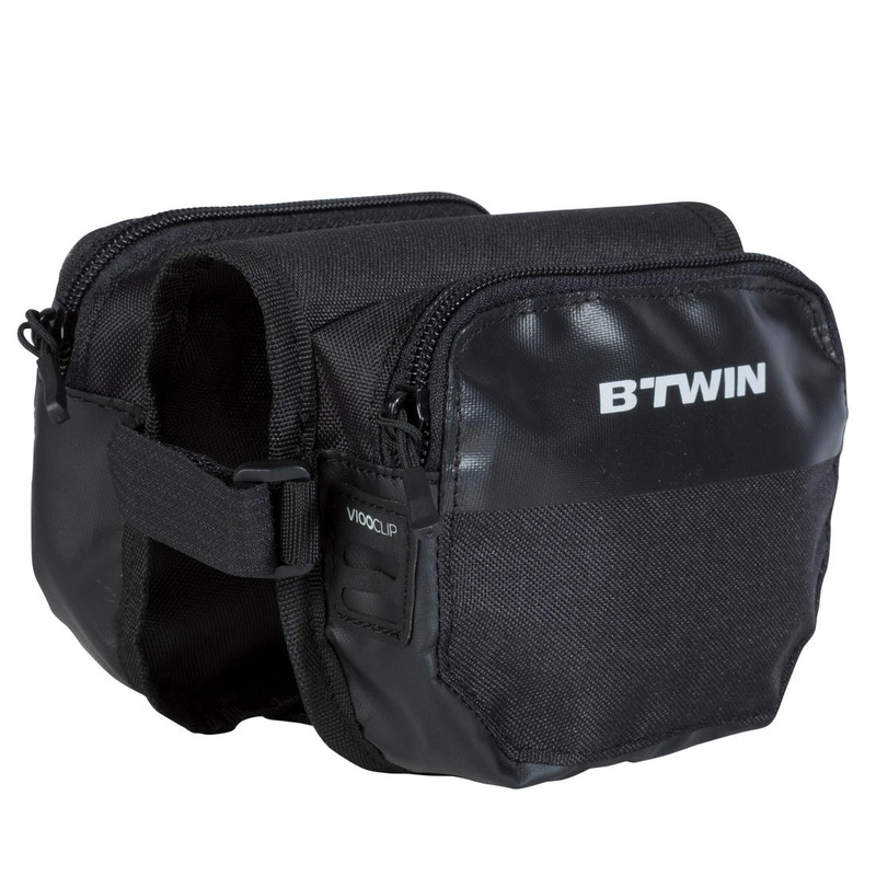 500 Double Bike Frame Bag 1L – Black