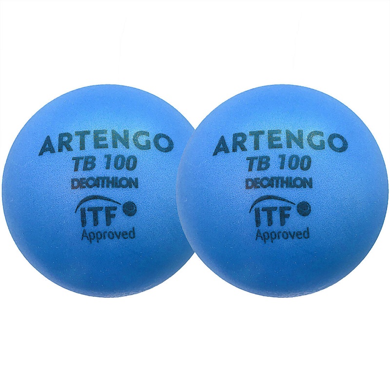 7cm Foam Tennis Ball TB100 Twin-Pack