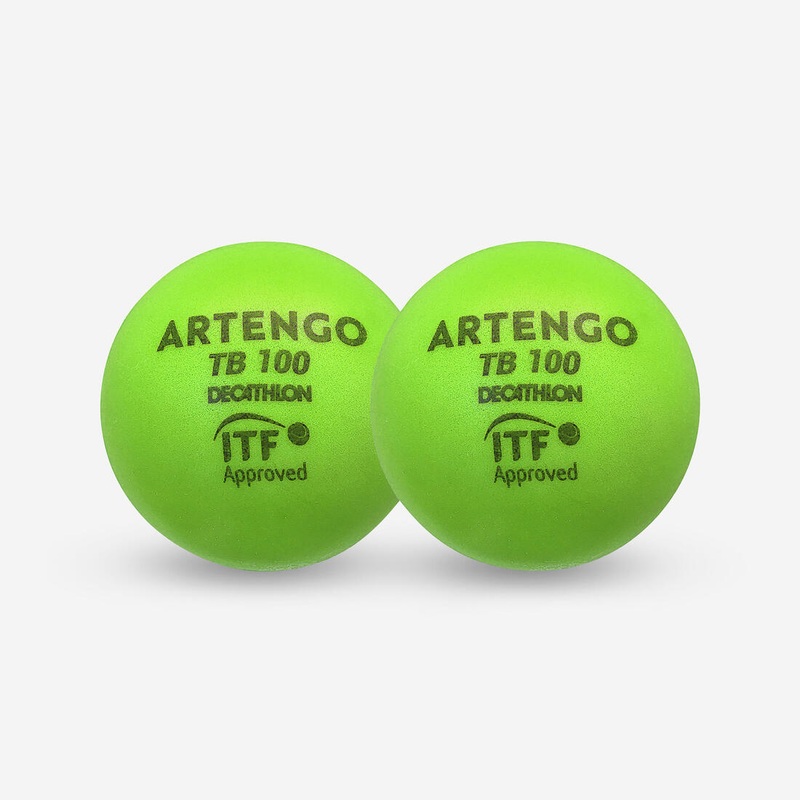 9cm Foam Tennis Ball TB100 Twin-Pack