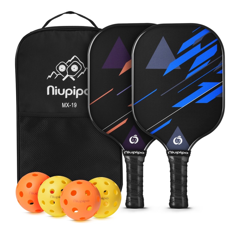 Niupipo Fibreglass Pickleball Paddle Set MX-19