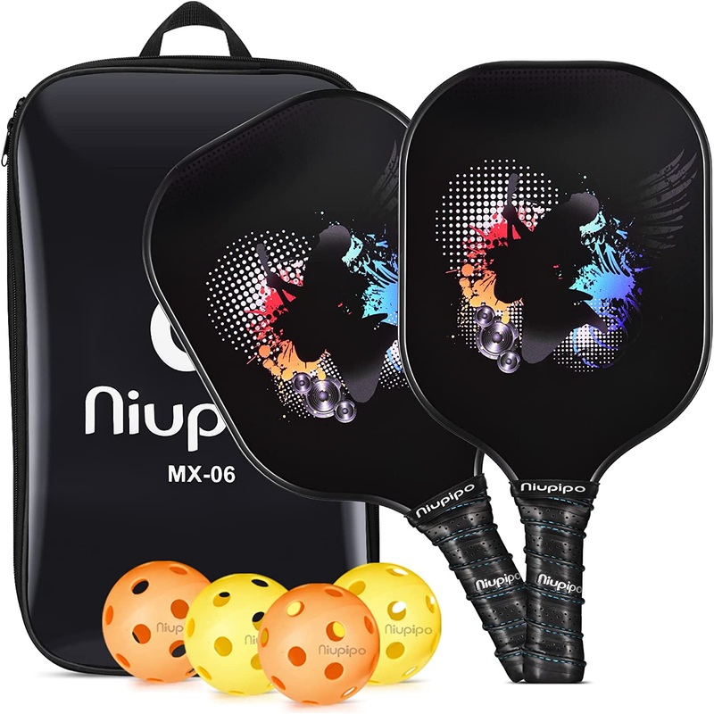 Niupipo Pro Graphite Pickleball Paddle Set MX-06
