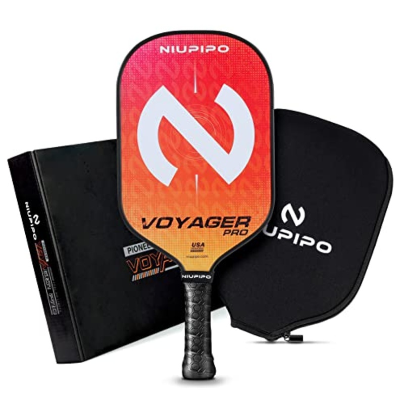 Niupipo Voyager Pro Elongated Graphite Pickleball Paddle XS-10 (USPA Approved)