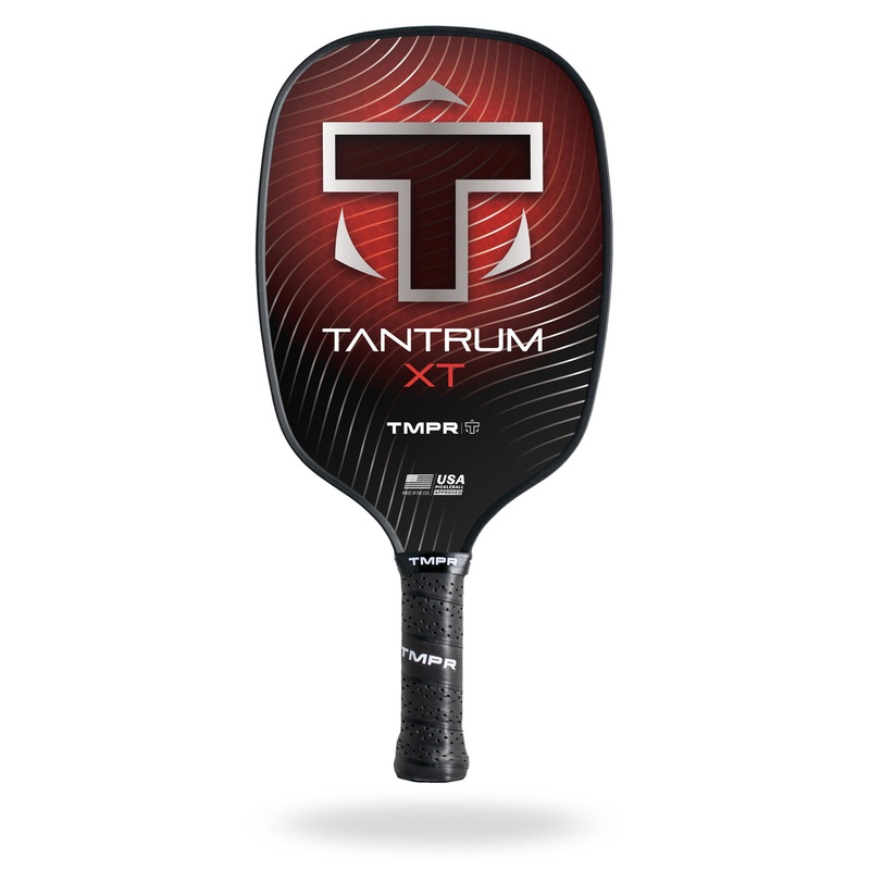 TMPR Tantrum XT Medium Weight Pickleball Paddle (Red)