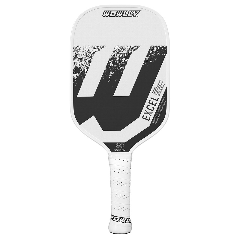 Wowlly Excel Pickleball Paddle (Black & White)