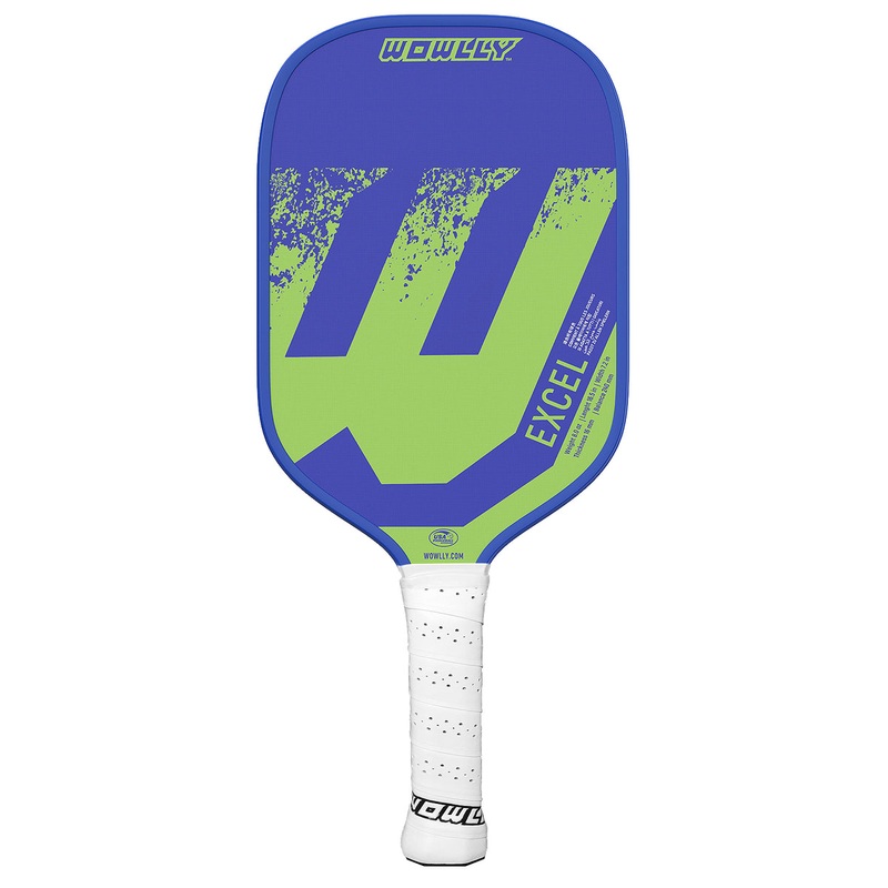 Wowlly Excel Pickleball Paddle (Blue & Green)
