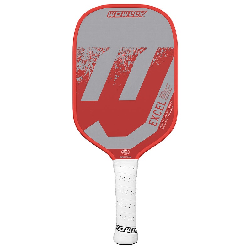 Wowlly Excel Pickleball Paddle (Grey & Red)