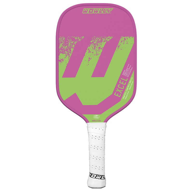 Wowlly Excel Pickleball Paddle (Pink & Green)