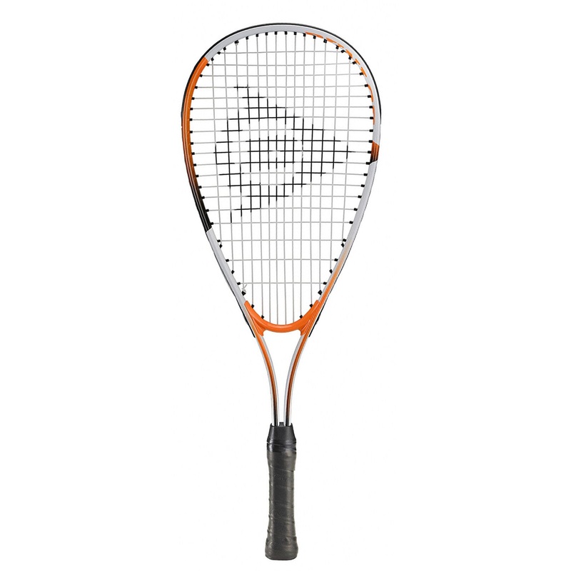 Dunlop Play Mini Junior Squash Racquet White/Orange