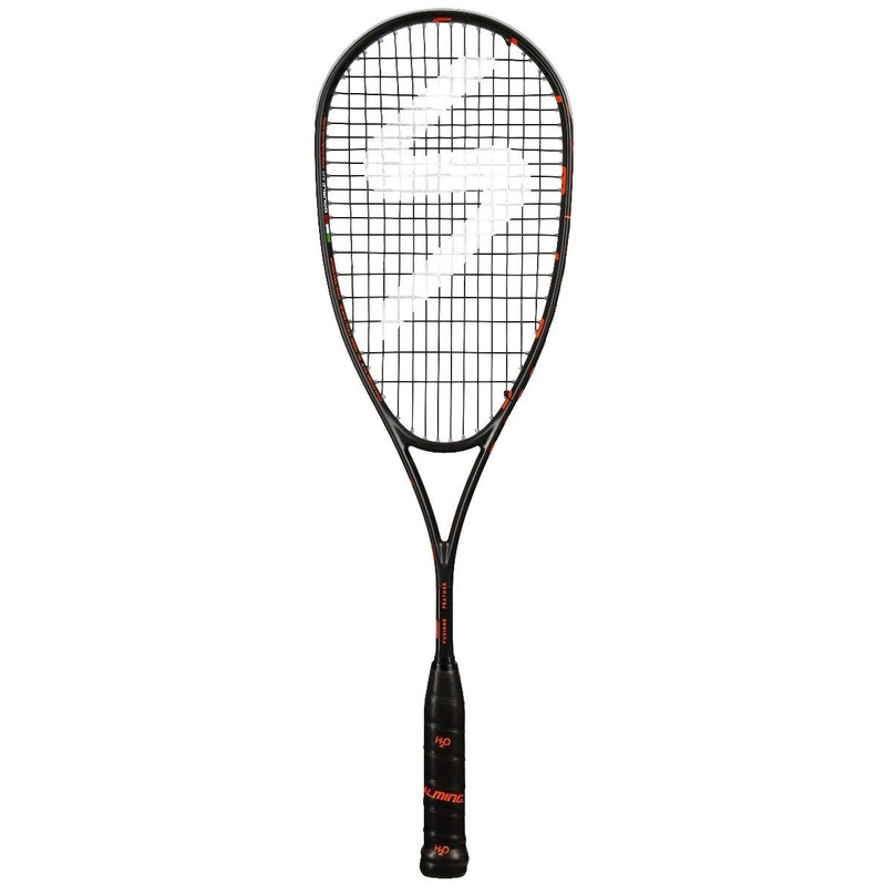 Salming Fusione Feather Black/Orange Squash Racquet