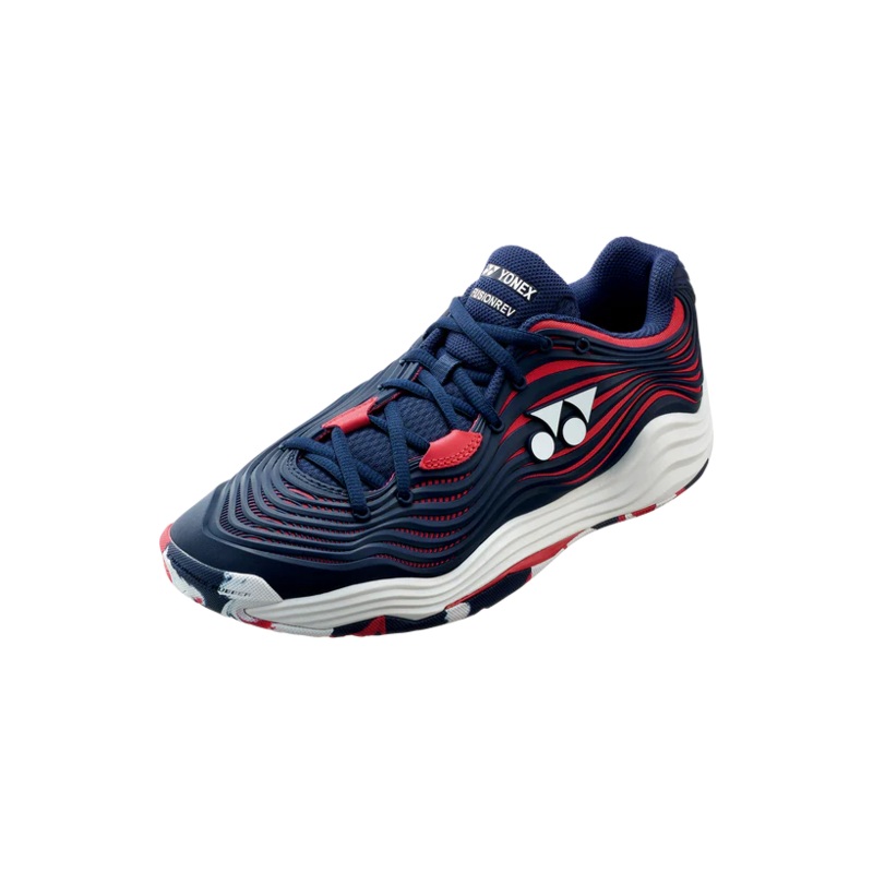 Yonex Fusionrev 5 Tennis Shoes Mens (Navy/Red)