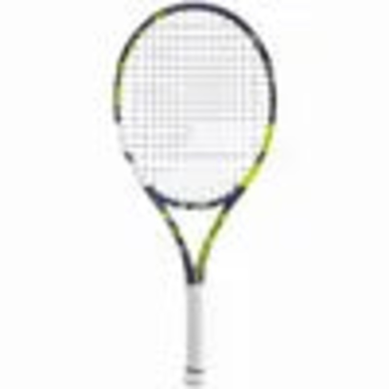 Babolat Aero Junior 25″ (Grey/Yellow/White) Tennis Racket 240g – Strung