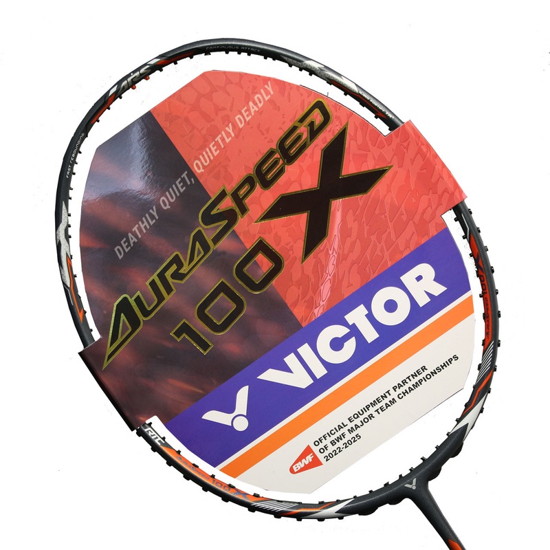 Victor Auraspeed 100X H Badminton Racket BLACK (Unstrung)