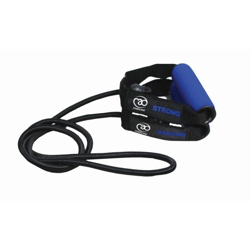 Fitness Mad Resistance Tube & Guide (FTUBE08L) DARK BLUE Strong