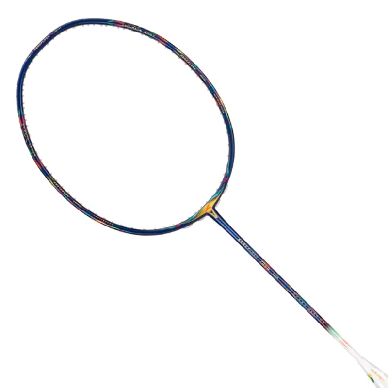 Hundred Aeroflash 7000 Zoom 5U Badminton Racket – Navy/White/Gold