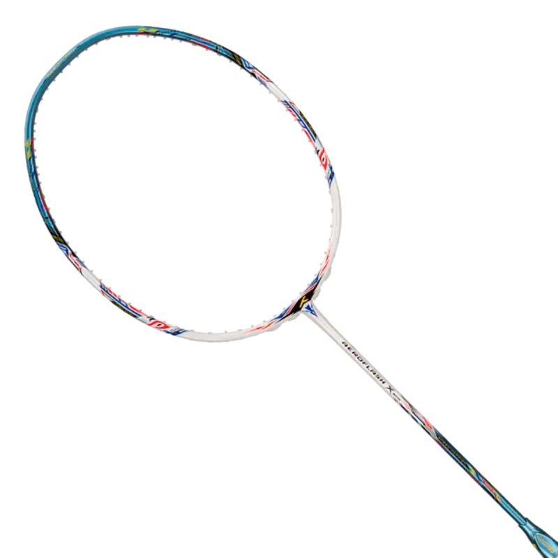 Hundred Aeroflash X Attack 4U Badminton Racket – White/Blue/Black