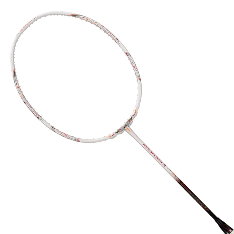 Hundred Aeroflash X Control 4U Badminton Racket – White/Black/Red