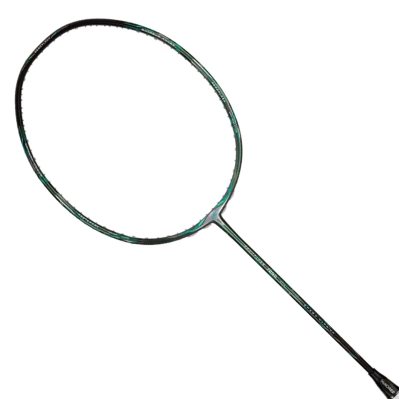 Hundred Aeroflash 7000 Attack 2U Badminton Racket – Dark Green/Black