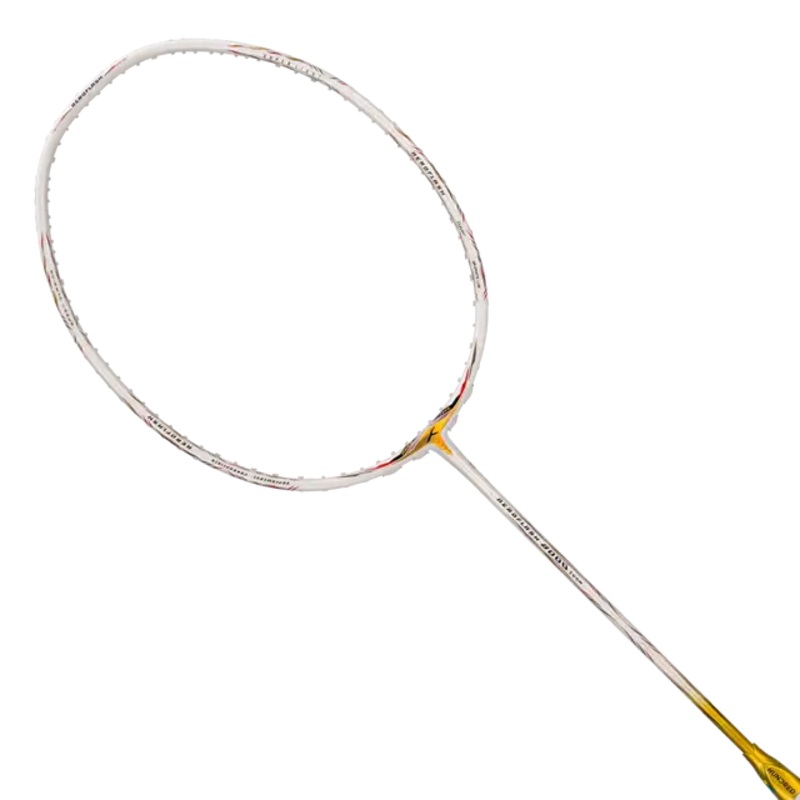 Hundred Aeroflash 8000 Zoom 5U Badminton Racket – White/Gold