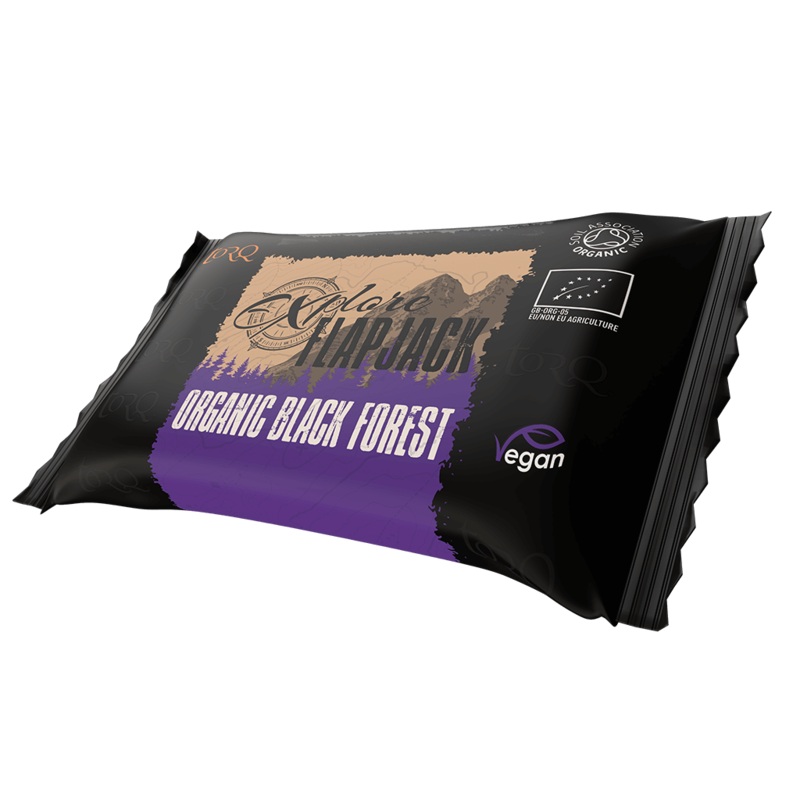 Torq EXPLORE Organic Flapjack (Single) Black Forest